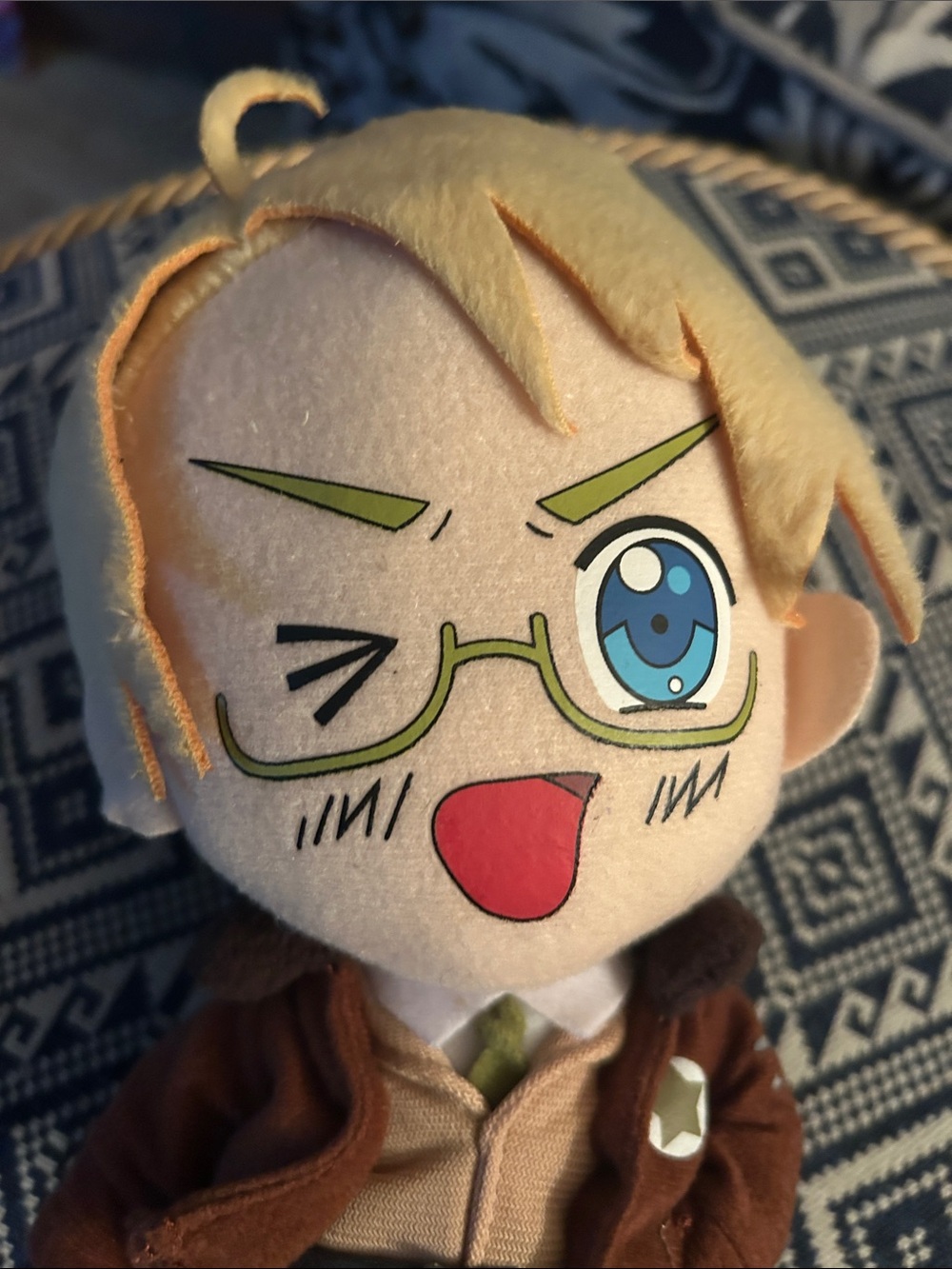 Anime- Hetalia Axis Powers America Alfred F. Jones 9” Plush - Picture 3 of 8
